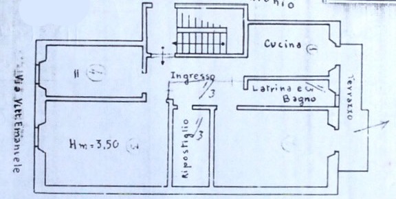 Quadrilocale con balcone in vendita Via Vittorio Emanuele II